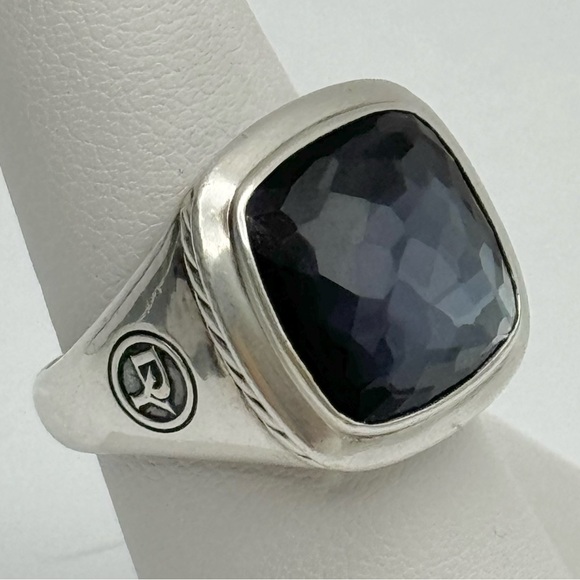 David Yurman 14mm Albion Black Orchid Ring - Picture 2 of 11